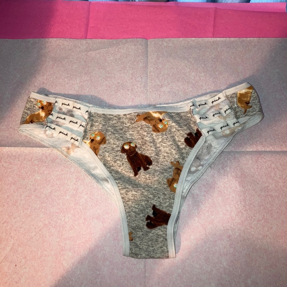 NWT PINK cheekster panty